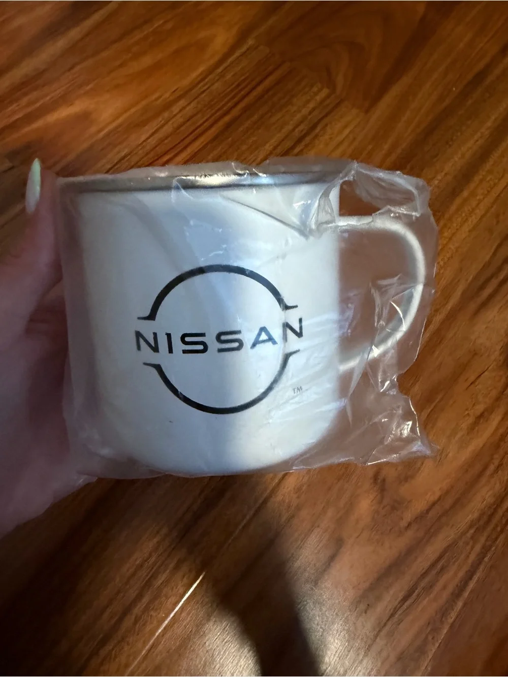 Nissan Logo White Campfire Mug